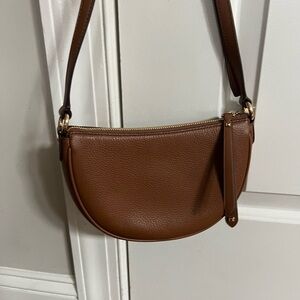 Brown Leather Crossbody Bag